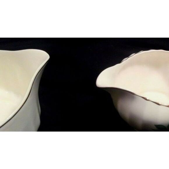 SALE 6 Pc 1940's WS GeorgeChina Serving Set in Romance White w Floral Gold Trim - Picture 5 of 12